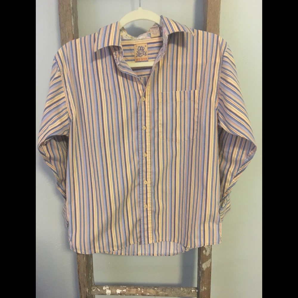 Boys Old Skool Button Down 10-12